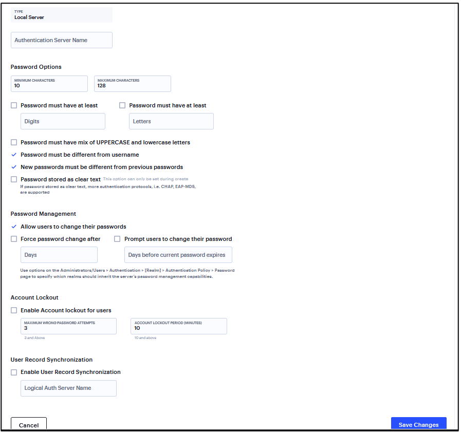 Authentication and Directory Servers