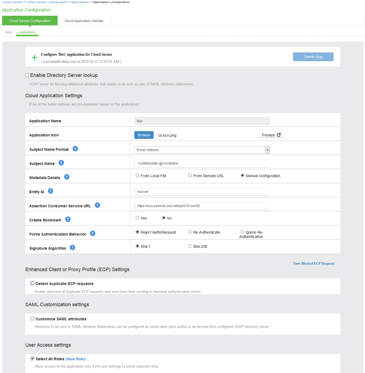 Ivanti Connect Secure Configuration