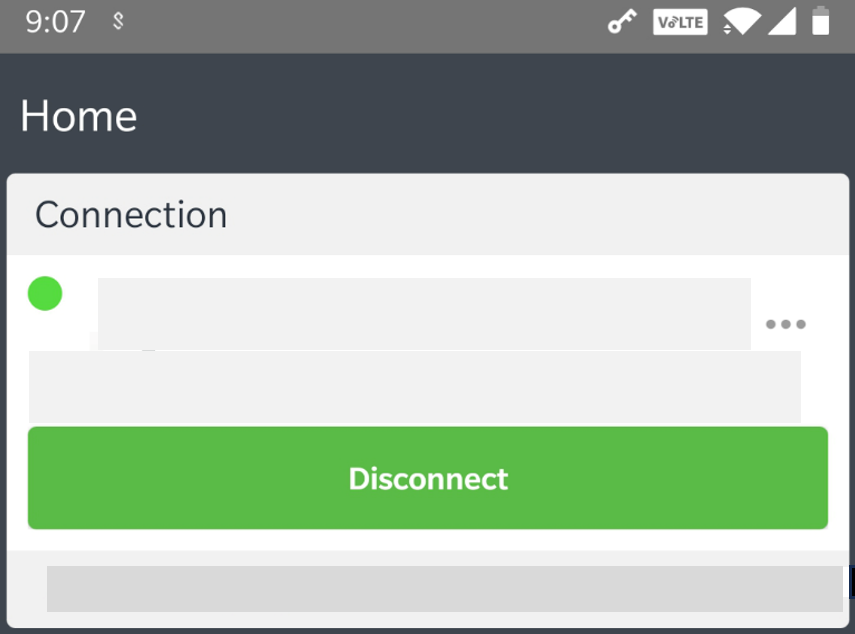 Android Active nZTA Connection