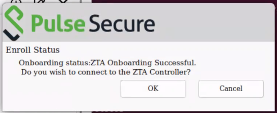 nZTA Linux ZTA Connection Success