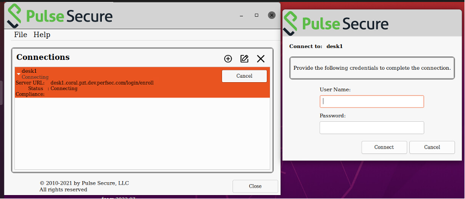 nZTA Linux ZTA Credentials