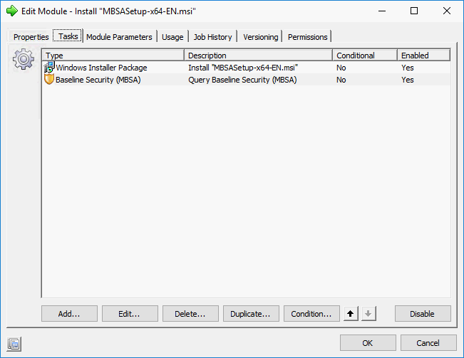Get started MBSA tasks