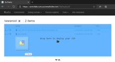 Example of drag and drop.