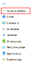 Location of Create a resource in the right side menu of Azure portal.