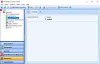 Diagnostics node, Logon performance, Settings tab overview.