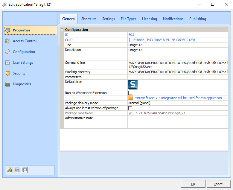 aplicación de microsoft v
