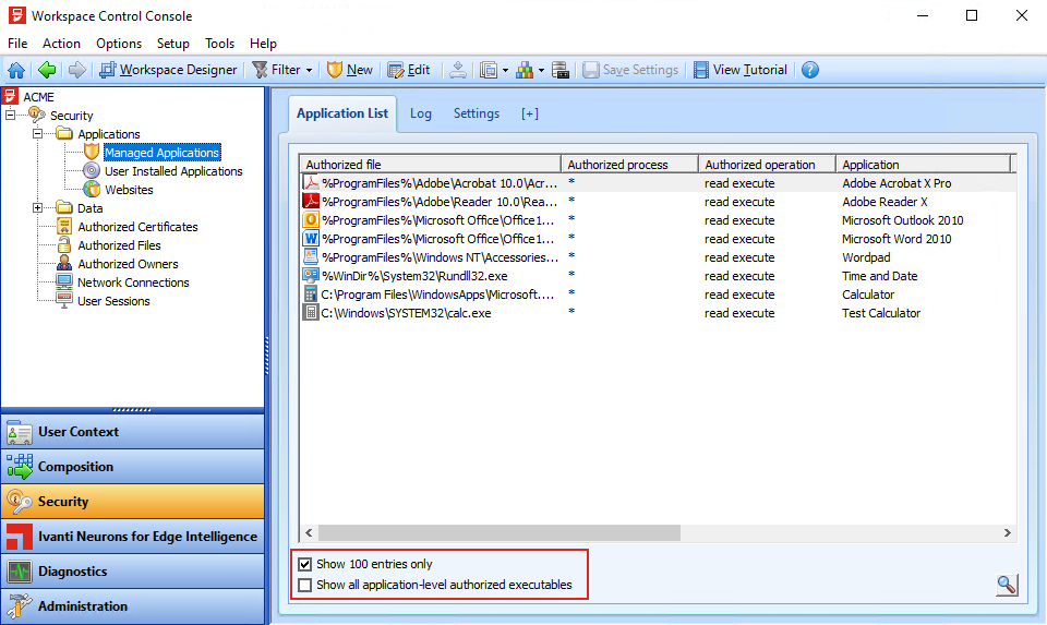 Managed Applications