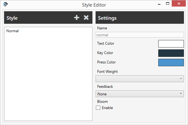 Using The Style Editor